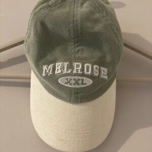 Forever 21 “Melrose” Corduroy Hat – Beige & Sage